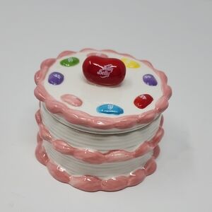 Jelly Belly Multicolor Ceramic Candy Dish